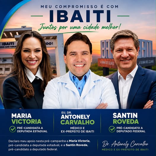 Ex-prefeito de Ibaiti e médico, Antonely de Carvalho, articula apoio a Maria Victoria e Santin Roveda em encontro com lideranças locais